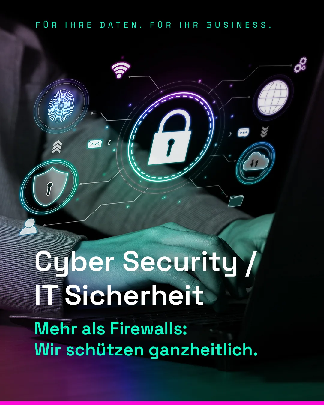 Instagram-Post „Cyber Security / IT Sicherheit“