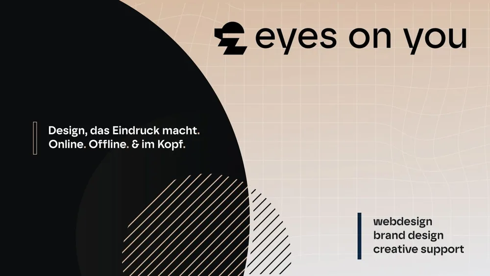 Titelbild von eyes on you: Design, das Eindruck macht